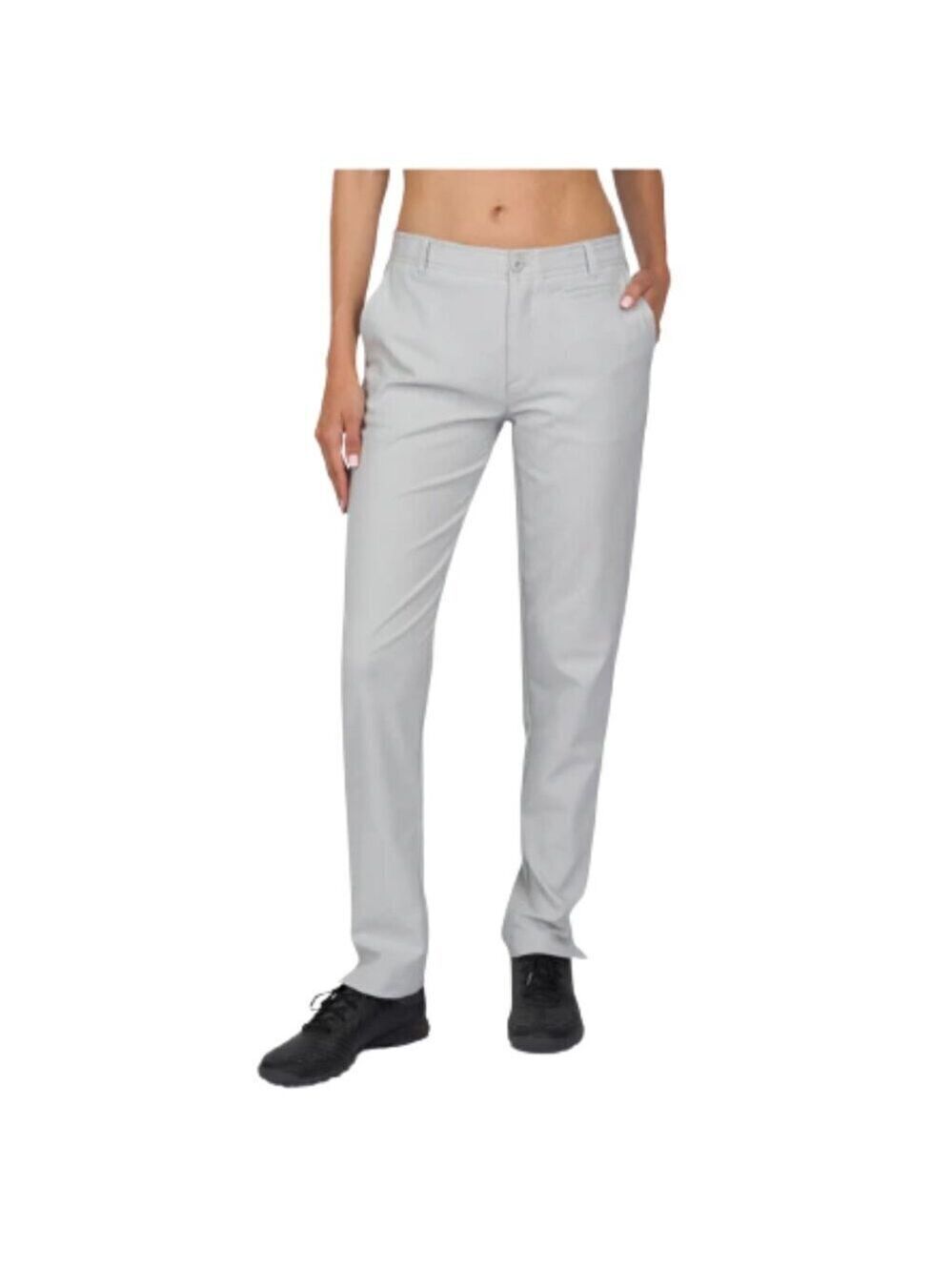 Three Sixty Six Quick Dry Light Weight Golf Pants In Silver Gray Sz 16